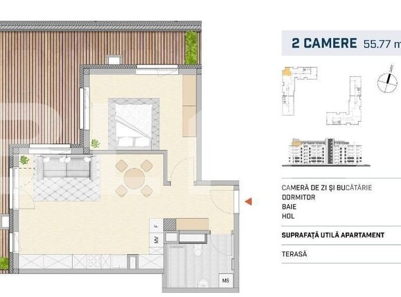 Apartament de vânzare 2 camere Semicentral - 160551AV | BLITZ Cluj-Napoca | Poza1