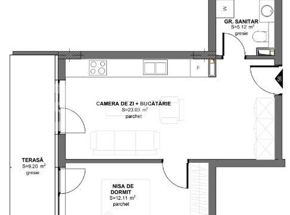 Apartament de vânzare 2 camere Floreşti - 160638AV | BLITZ Cluj-Napoca | Poza2