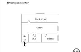 De vanzare apartament 1 camera, 37 mp, zona strazii Albac