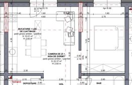 Apartament 2 camere, semifinisat, CF, garaj, Beta Residence