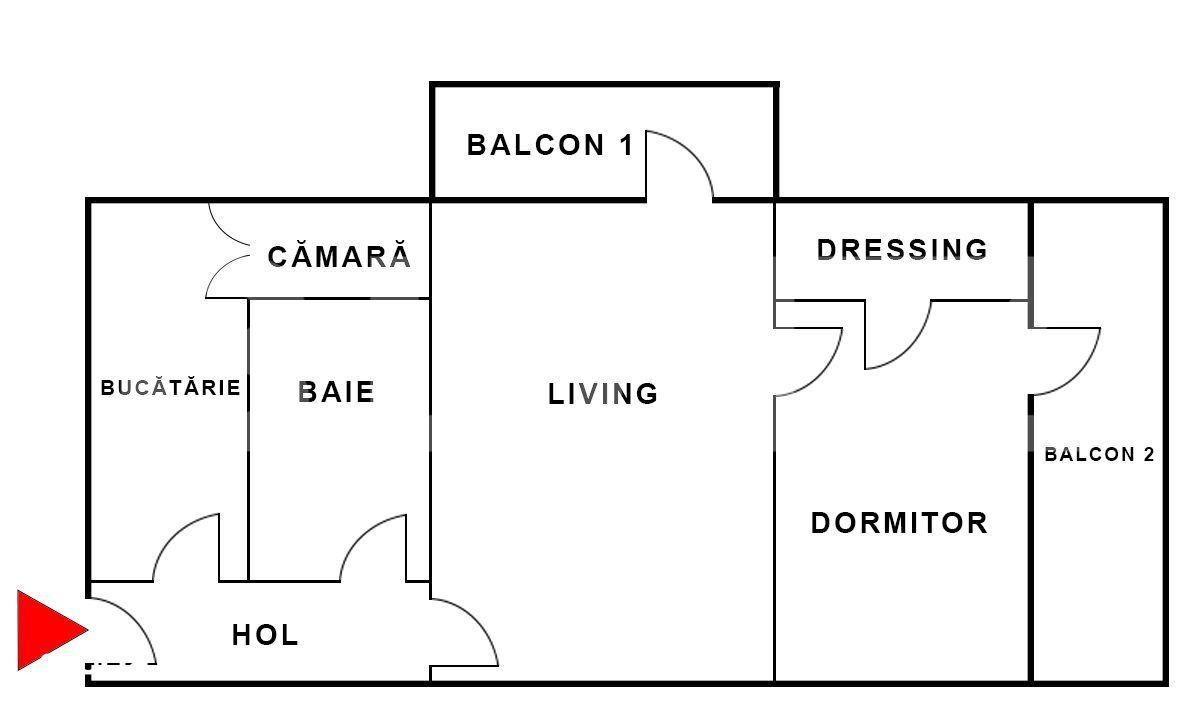 Apartament de închiriat 2 camere Astra - 161007AI | BLITZ Brașov | Poza15