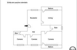 Vanzare apartament 4 camere, 78 mp, boxa subsol, zona Kaufland