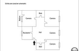 4 camere, 79 mp, decomandat, etaj intermediar, zona strazii Dunarii