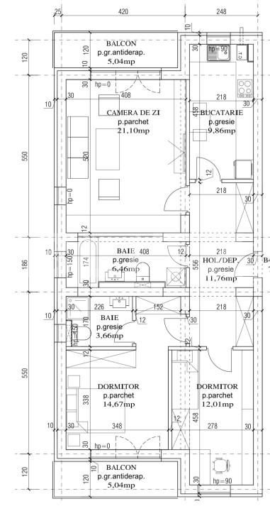 Apartament de vânzare 3 camere Bartolomeu - 161075AV | BLITZ Brașov | Poza24