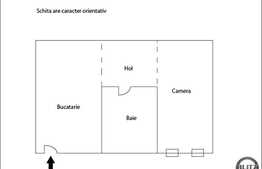 Vanzare apartament cu 1 camera, 46 mp, cu  terasa  si  loc de parcare