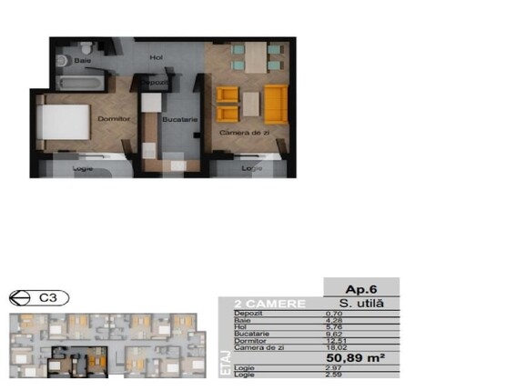 Apartament de vânzare 2 camere Floreşti - 161134AV | BLITZ Cluj-Napoca | Poza2