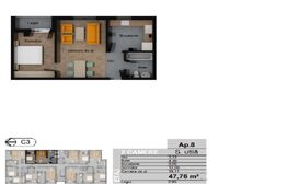 Apartament 2 camere decomandat, 47.76 mp, zona Terra