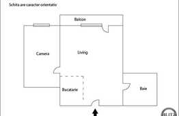 De vanzare apartament 2 camere, 29.29 mp, complet mobilat si utilat. Imobil nou!