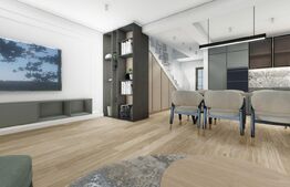 Duplex semifinisat, 120 mp utili, teren 550 mp, Chinteni