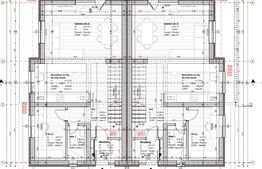 Duplex semifinisat, 120 mp utili, teren 550 mp, Chinteni