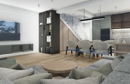 Duplex semifinisat, 120 mp utili, teren 550 mp, Chinteni