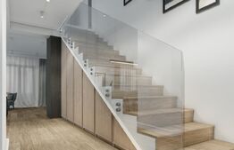 Duplex semifinisat, 120 mp utili, teren 550 mp, Chinteni