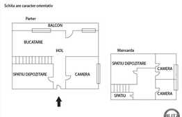 3 camere, 75 mp, scara interioara, garaj, zona Edgar Quinet