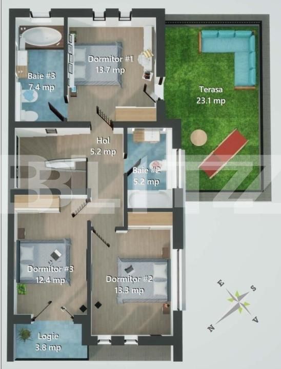 Casa de vânzare 4 camere Iris - 161395CV | BLITZ Cluj-Napoca | Poza5