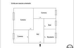 3 camere, 64 mp, boxa la subsol, decomandat, zona strazii Negoiu!