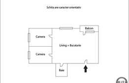 Vanzare 3 camere, 64 mp utili, balcon, zona strazii Florilor!