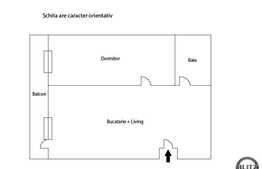 2 camere, 60 mp utili plus 14 mp balcon, cu garaj subteran.
COMISION 0%