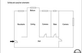 De vanzare apartament 3 camere, 65 mp, boxa subsol, zona strazii Albac