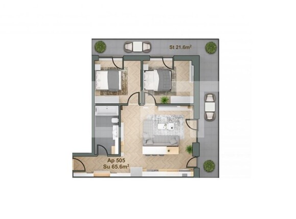 Apartament de vânzare 3 camere Gheorgheni - 161617AV | BLITZ Cluj-Napoca | Poza1