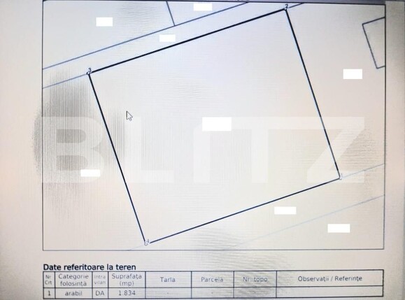 Teren de vânzare Făget - 161642TV | BLITZ Cluj-Napoca | Poza1