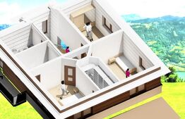 Casa individuala semifinisata, 146 mp utili, 500 mp teren, Chinteni