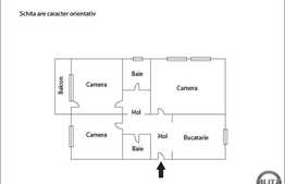3 camere, 65 mp utili, zona strazii Rapsodiei
