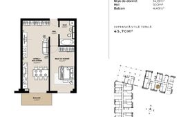 Apartament 2 camere, 46 mp, zona strazii Fabricii