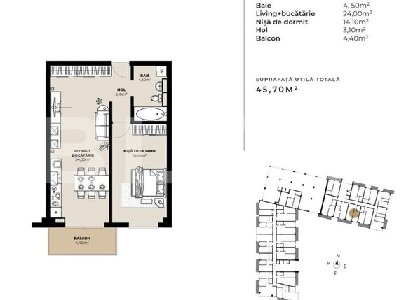 Apartament de vânzare 2 camere Bulgaria - 162157AV | BLITZ Cluj-Napoca | Poza4