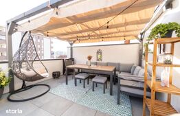 APARTAMENT PE 2 NIVELURI, CU TERASA PANORAMICA 37 MP