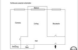 2 camere, 56 mp, imobil nou, balcon, garaj, parcare, zona Golden Tulip