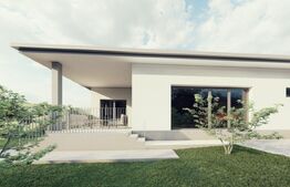 Casa semifinisata pe un nivel, 600mp teren