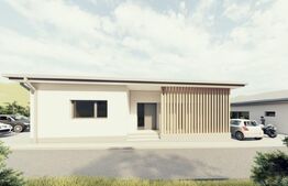 Casa semifinisata pe un nivel, 600mp teren