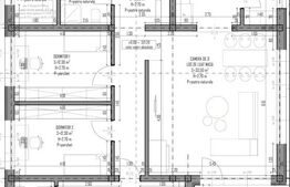 Casa semifinisata pe un nivel, 600mp teren