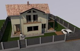 Casa individuala de vanzare, 130 mp, 400 teren, zona exclusiv de case !