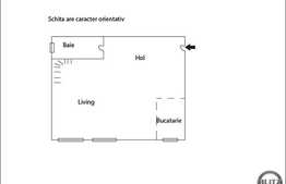 2 camere, 76 mp utili, semidecomandat, partial mobilat, zona strazii Horea.