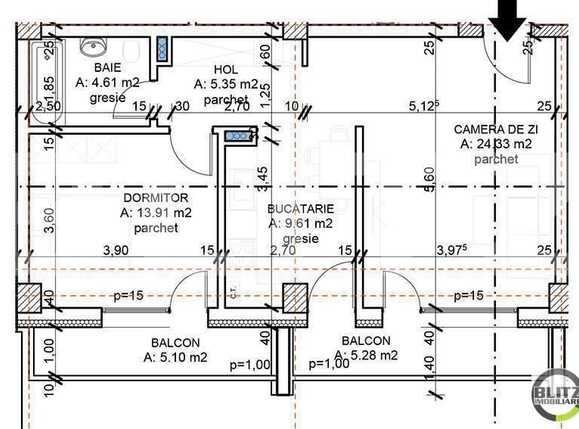 Apartament de vânzare 2 camere Marasti - 16236AV | BLITZ Cluj-Napoca | Poza1