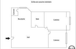 De vanzare apartament 2 camere, 55 mp, garaj, boxa, zona strazii Tasnad