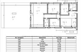 Apartament cu 5 camere, 165 mp, decomandat, terasa  de 117 mp