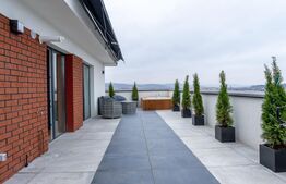 Penthouse de lux, 4 camere, 90 mp, terasa cu jacuzzi de 70 mp