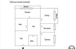 Apartament 3 camere, 80 mp, decomandat, imobil nou, zona strazii Calea Turzii!