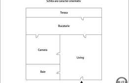 De vanzare apartament de 32.27 mp, terasa de 25 mp, parcare cu CF! Zona Eroilor!