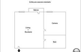 Vanzare mansarda cu 2 camere, 39 mp, balcon, zona Teilor! Parcare inclusa!