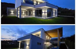 Casa de vanzare in Baciu, 583 mp, semifinasat modern,  zona Sungarden