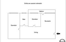 De vanzare apartament 3 camere, 54 mp, boxa subsol, zona strazii Dambovitei