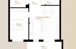 Apartament 2 camere cu CF, 54 mp, bloc nou, zona Vivo 