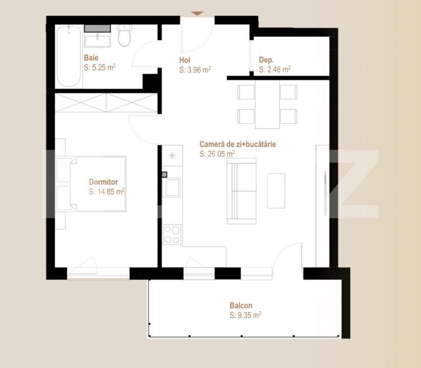 Apartament de vânzare 2 camere Manastur - 162755AV | BLITZ Cluj-Napoca | Poza2