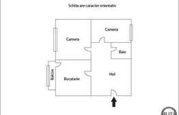 De vanzare apartament 2 camere, 40 mp, boxa subsol, zona strazii Mehedinti