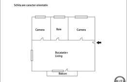 3 camere, semidecomandat, 81 mp, imobil nou, zona strazii Edgar Quinet