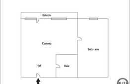 Apartament cu 1 camera, 36 mp utili, balcon, mobilat! Zona strazii Stejarului!