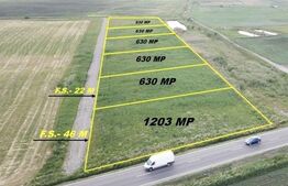 Teren extravilan de vanzare, 1203 mp, zona Harman